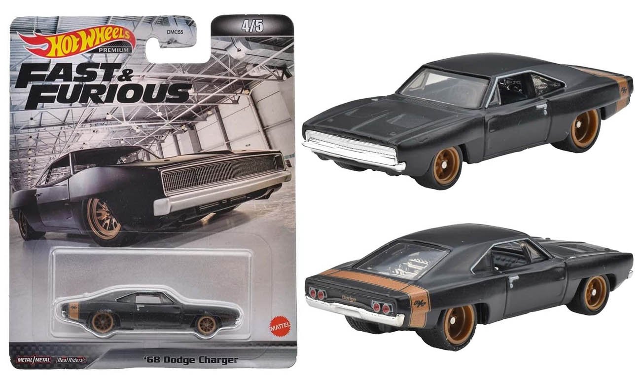 Mattel Hot Wheels Premium Fast & Furious Dodge Charger DMC55 HCP17