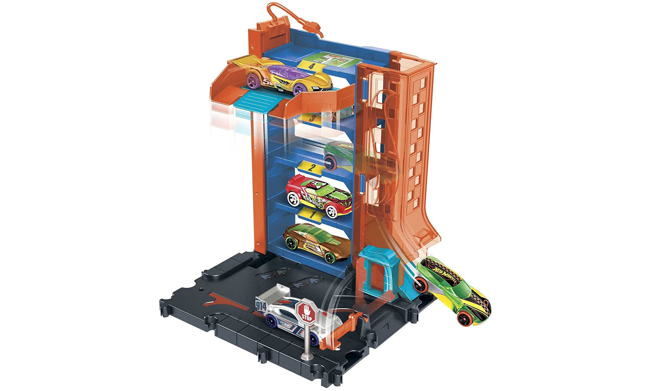 Hot Wheels City Zestaw Rajdowy Parking