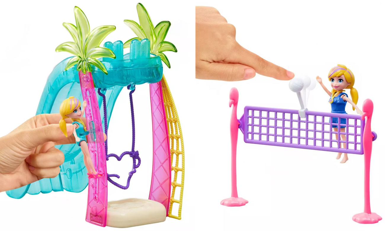 duży zestaw polly pocket