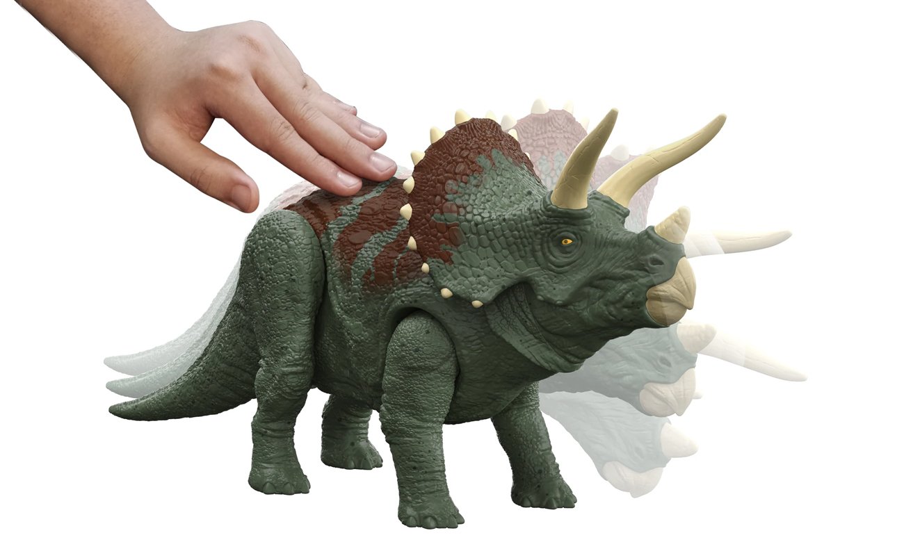 Mattel Jurassic World Dziki ryk Triceratops