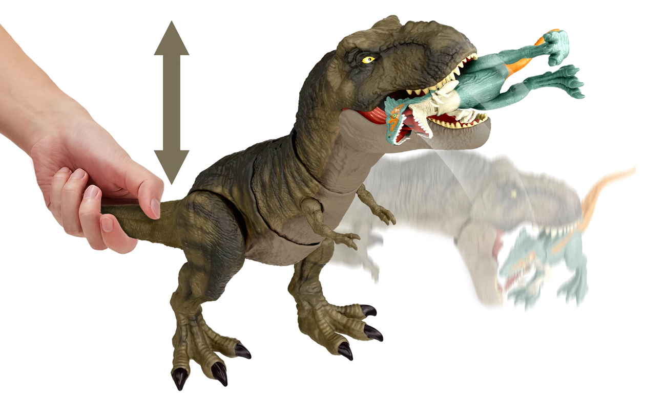 duza figurka tyranozaura z dźwiękiem