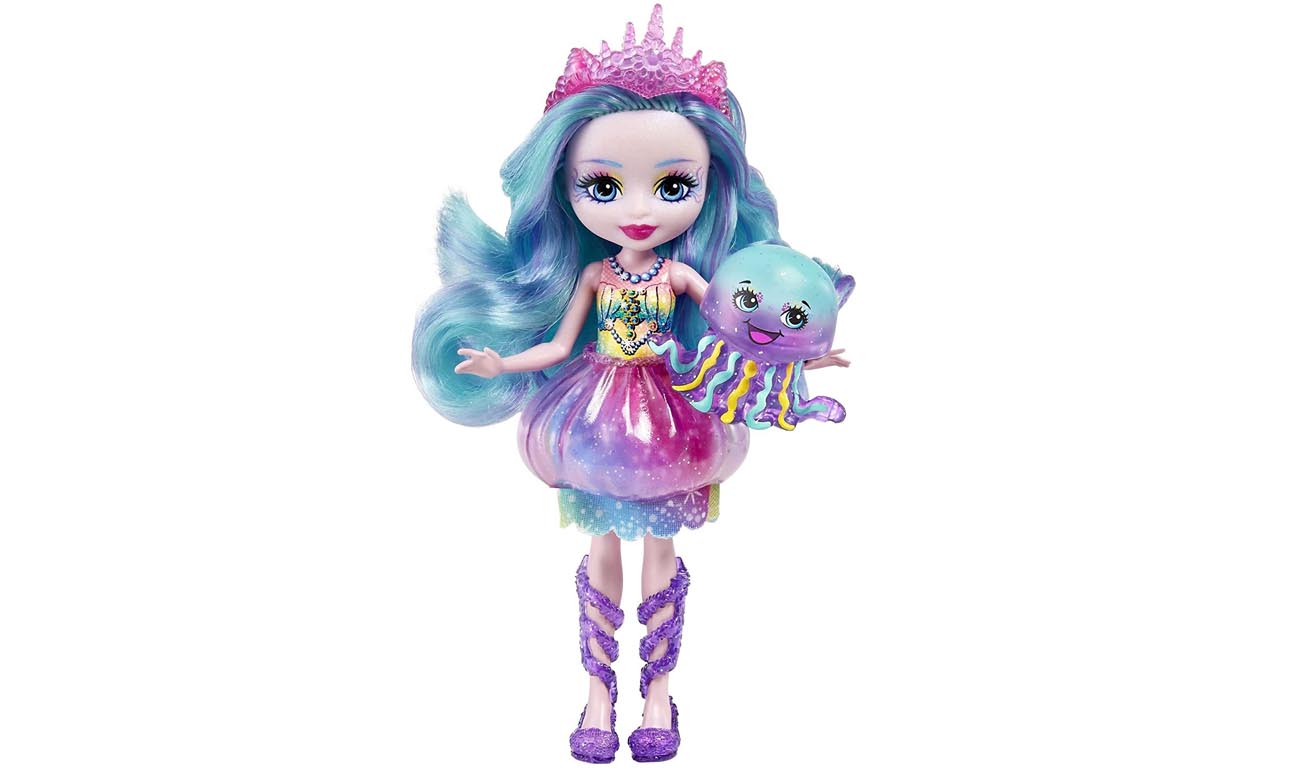 Mattel Enchantimals lalka i zwierzątko Jelanie Jellyfish i Stingley