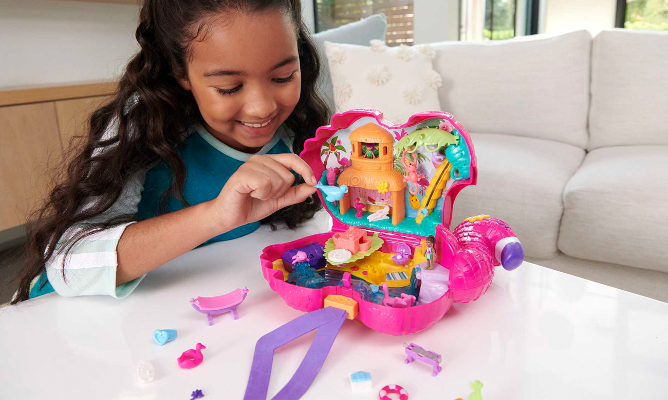 duży zestaw polly pocket