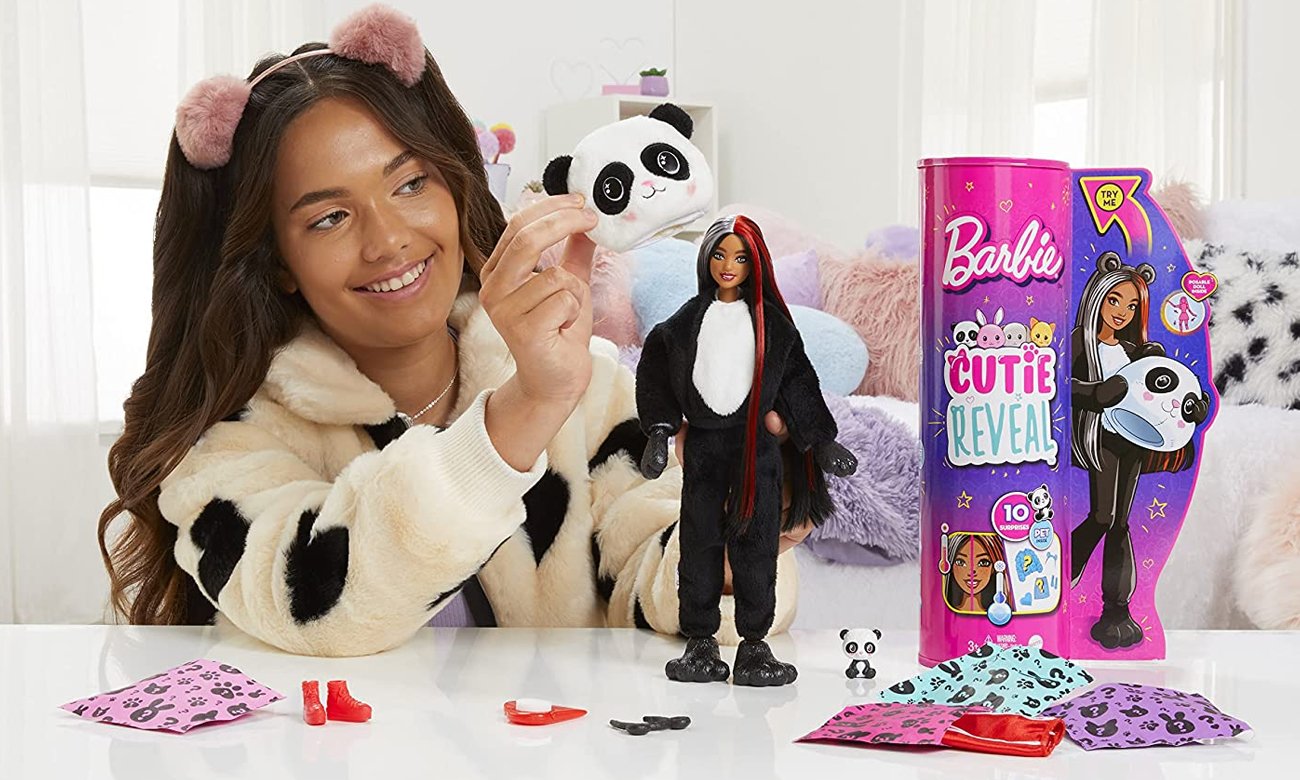 Mattel Cutie Reveal Lalka w przebraniu pandy