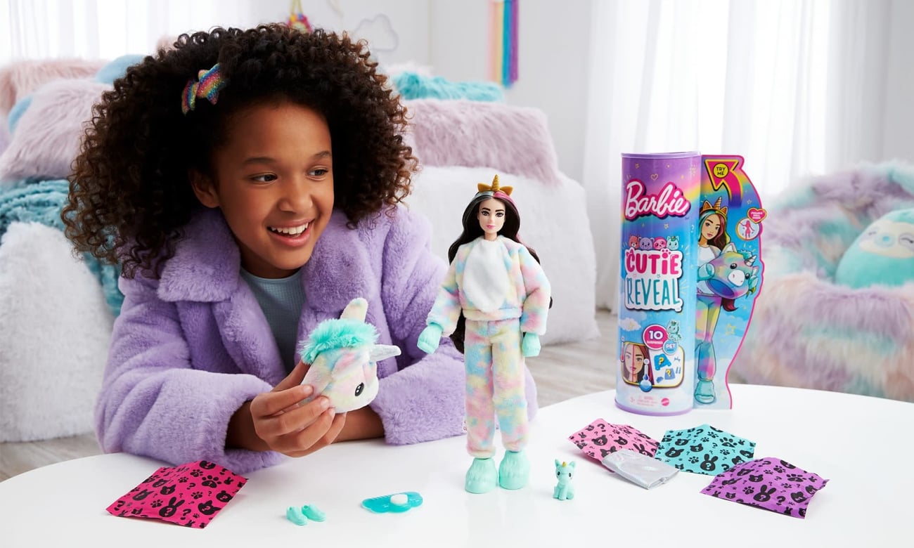 Mattel Barbie Cutie Reveal Lalka Jednorożec Seria 2 Kraina Fantazji