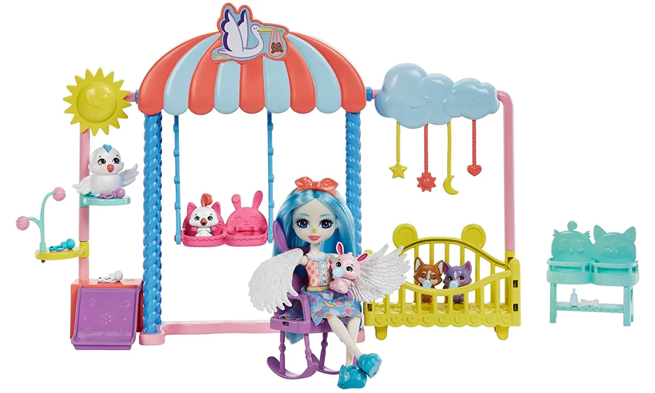 Mattel Enchantimals Żłobek zwierzątek