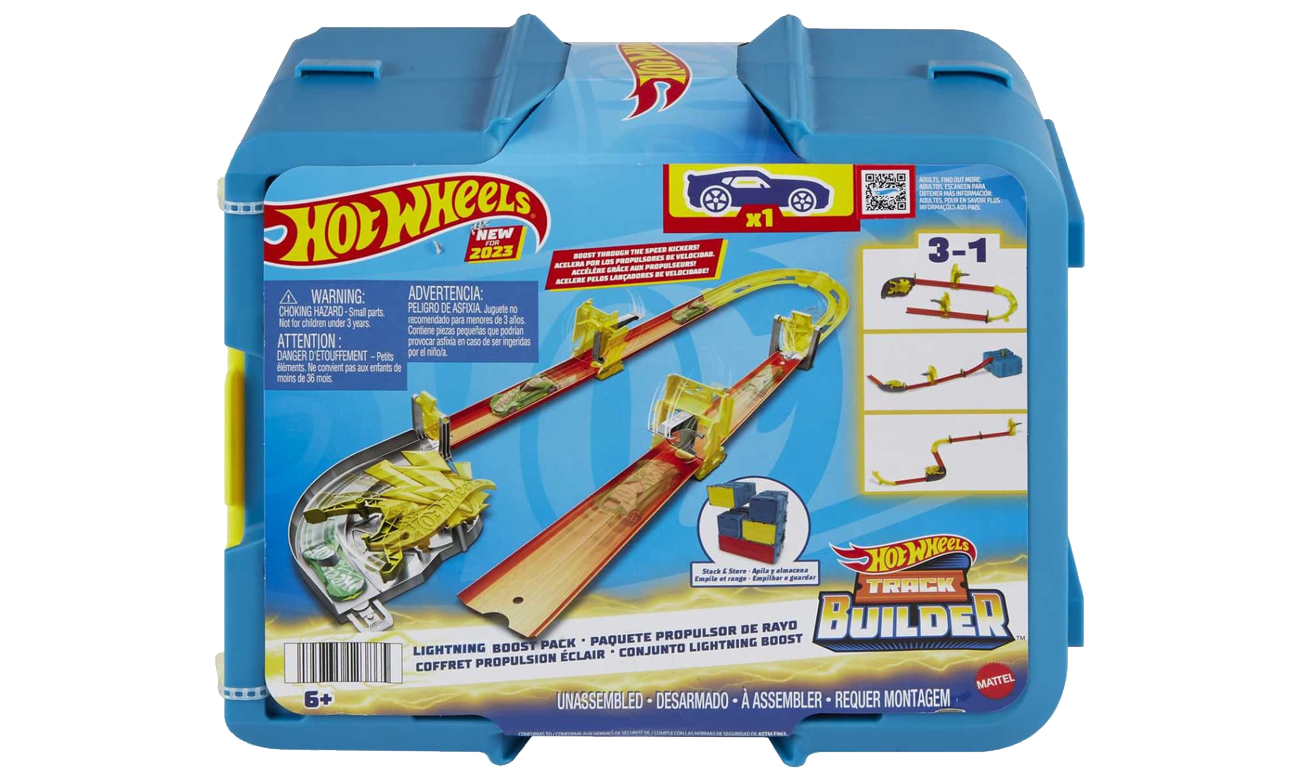Mattel Hot Wheels Track Builder Zestaw torów Błyskawica HMC03