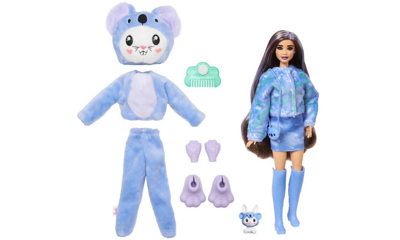 Barbie Cutie Reveal Lalka KróliczekKoala Seria Kostiumy zwierząt