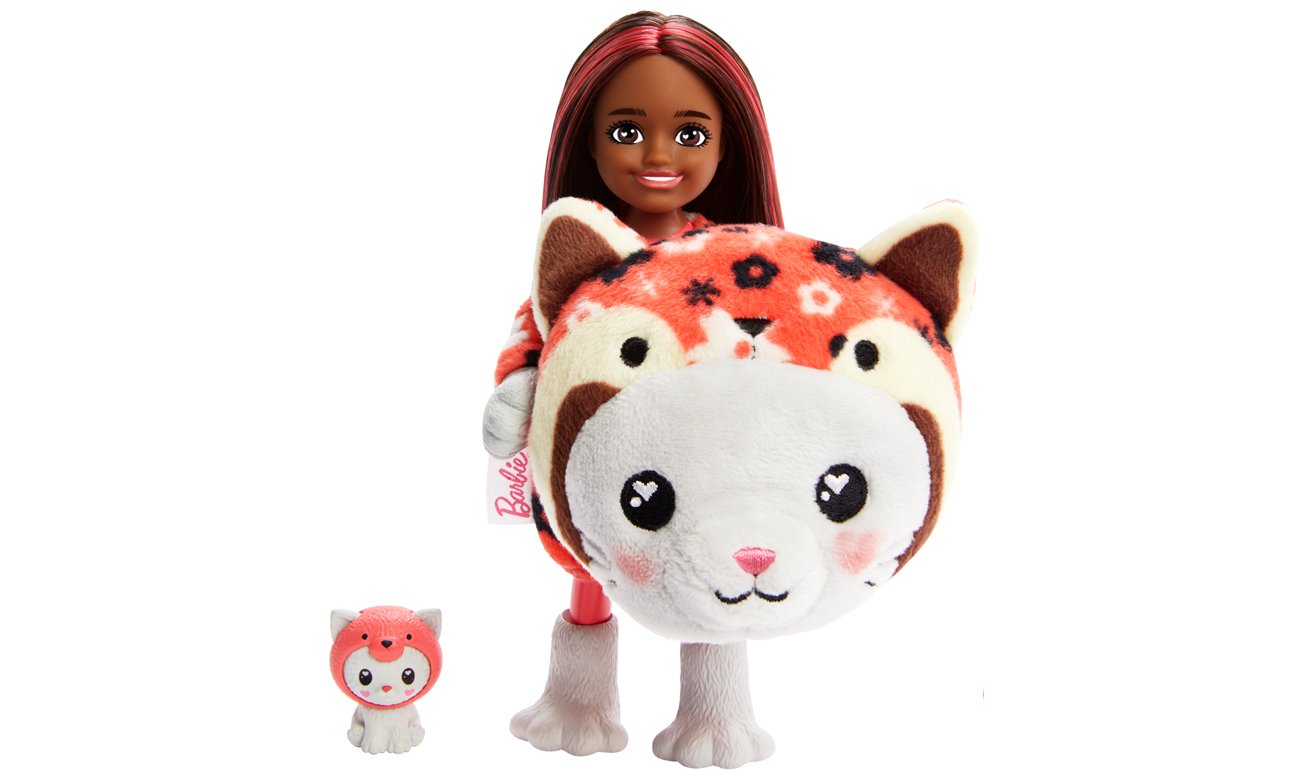 Barbie Cutie Reveal Chelsea Lalka Kotek-Panda Seria Kostiumy