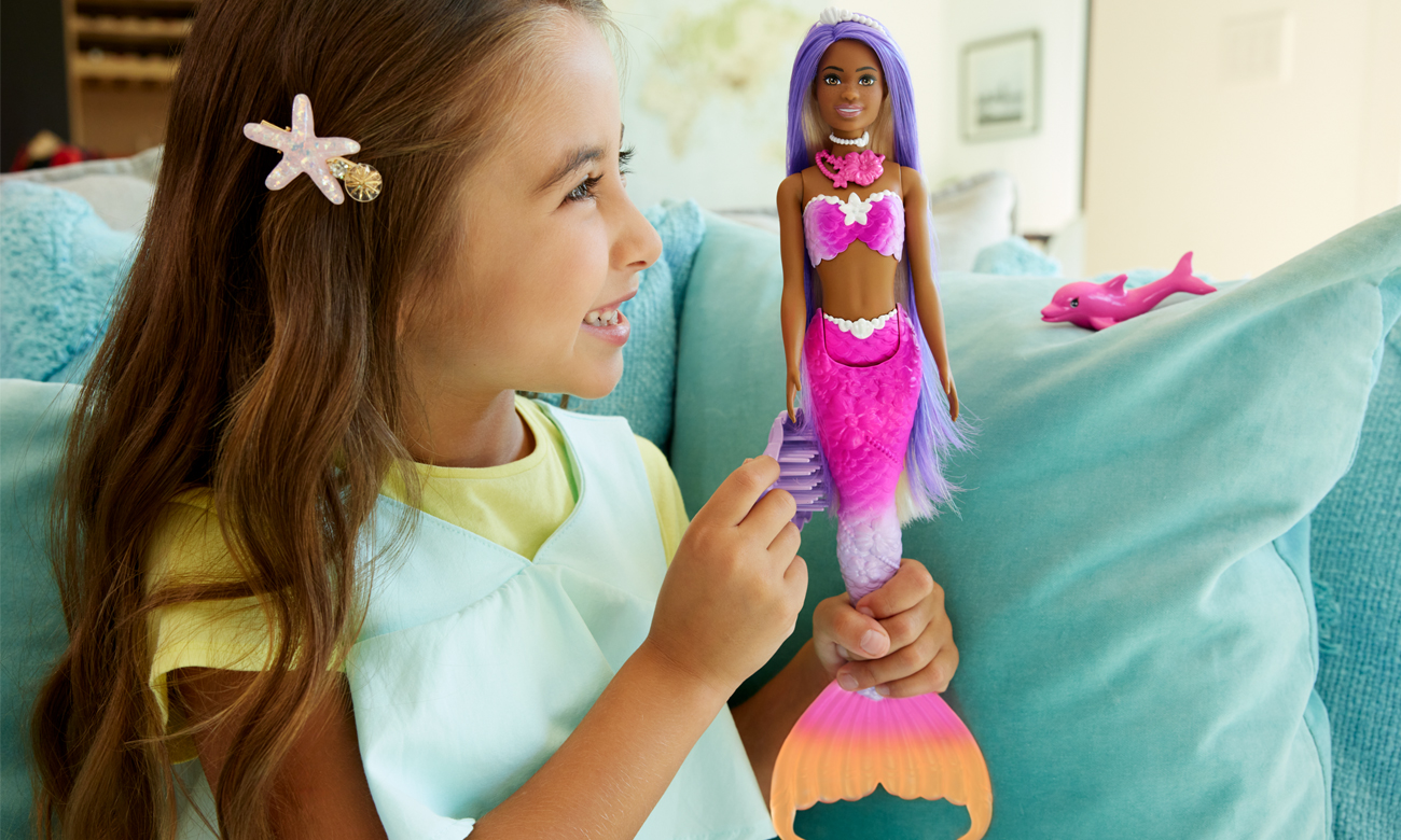 Barbie Brooklyn Syrenka Zmiana koloru