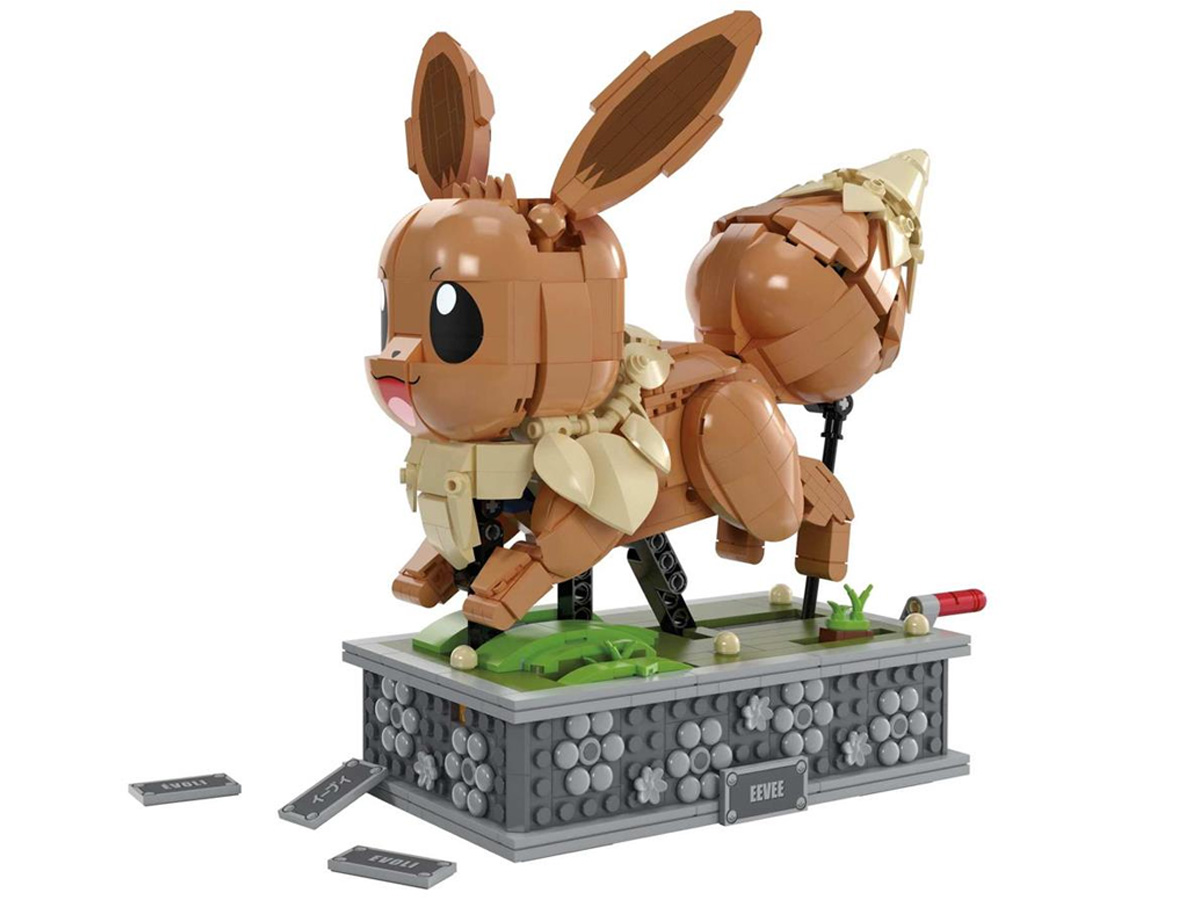 Mega Bloks Pokemon „Ruchomy” Eevee do ustawiania HTH71