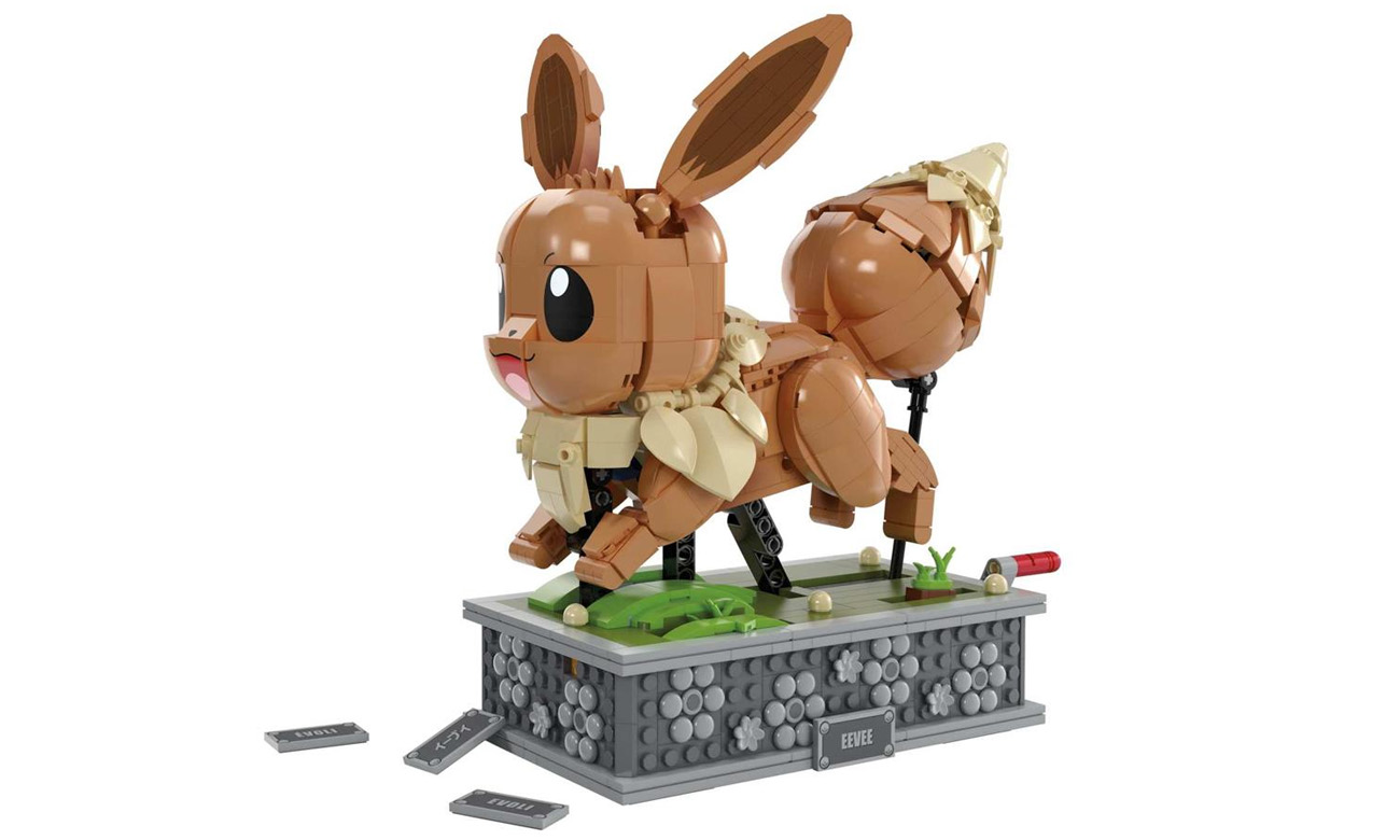 Mega Bloks Pokemon „Ruchomy” Eevee do ustawiania HTH71