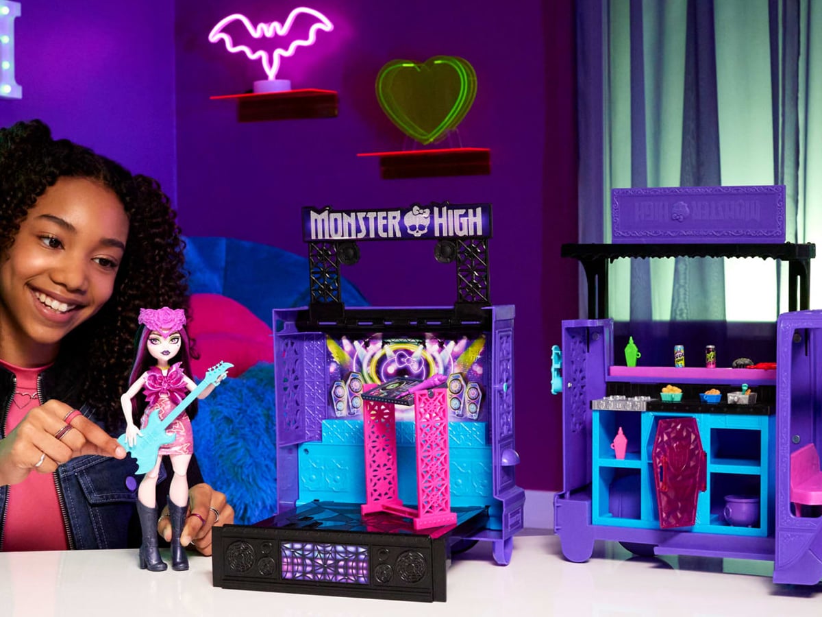Mattel Monster High Koncertowy Food Truck + Lalka Zestaw