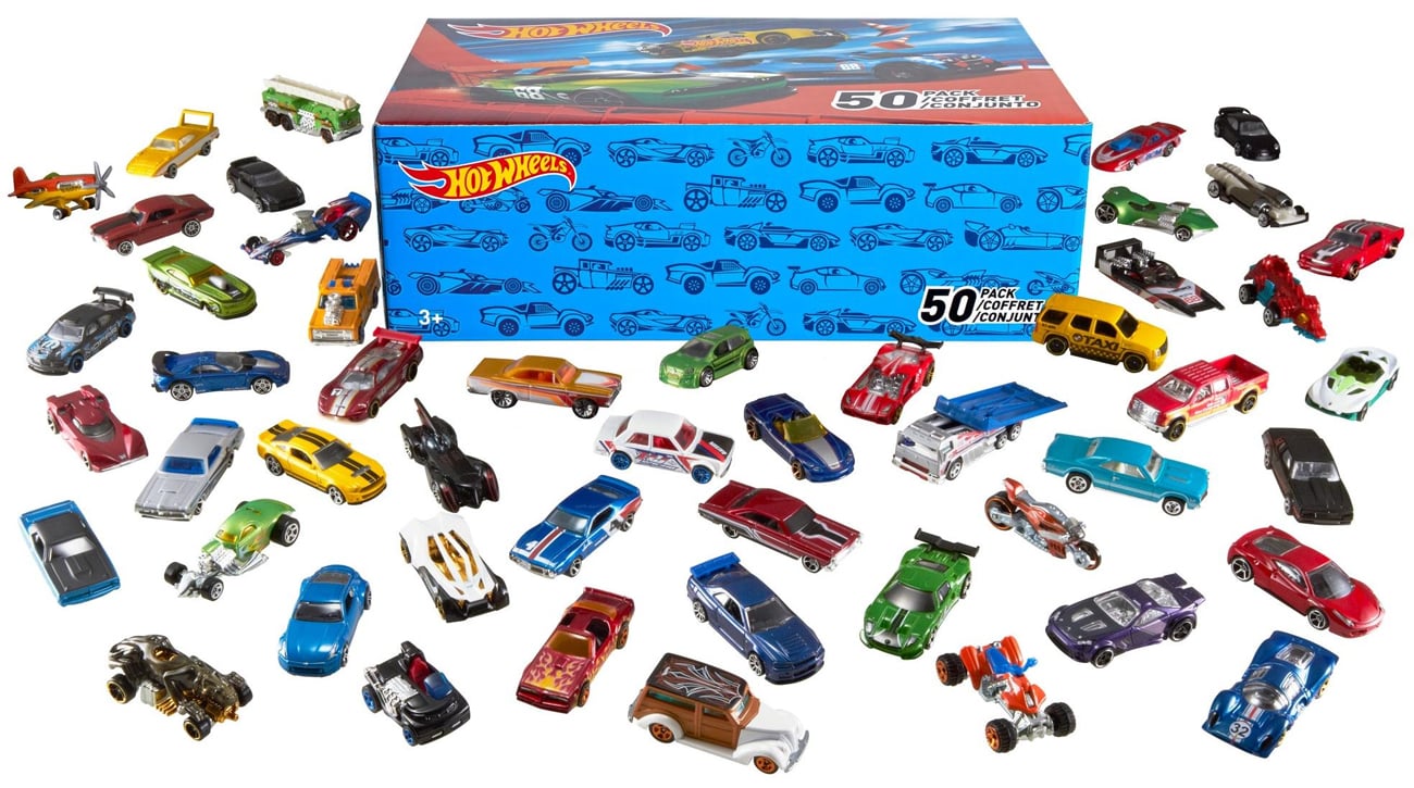 Mattel Hot Wheels Samochodziki 50-pak