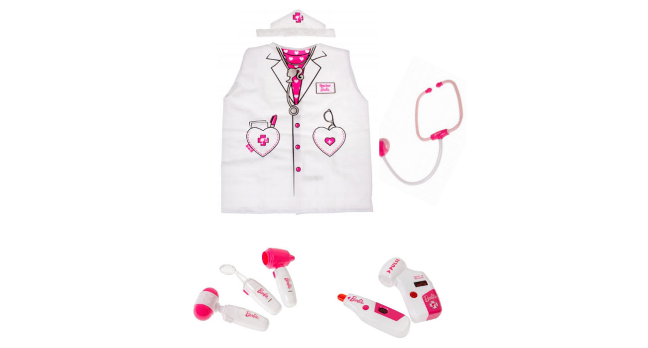 Mega Creative Barbie zestaw mały doktor ze stojakiem lekarskim 5902643672987