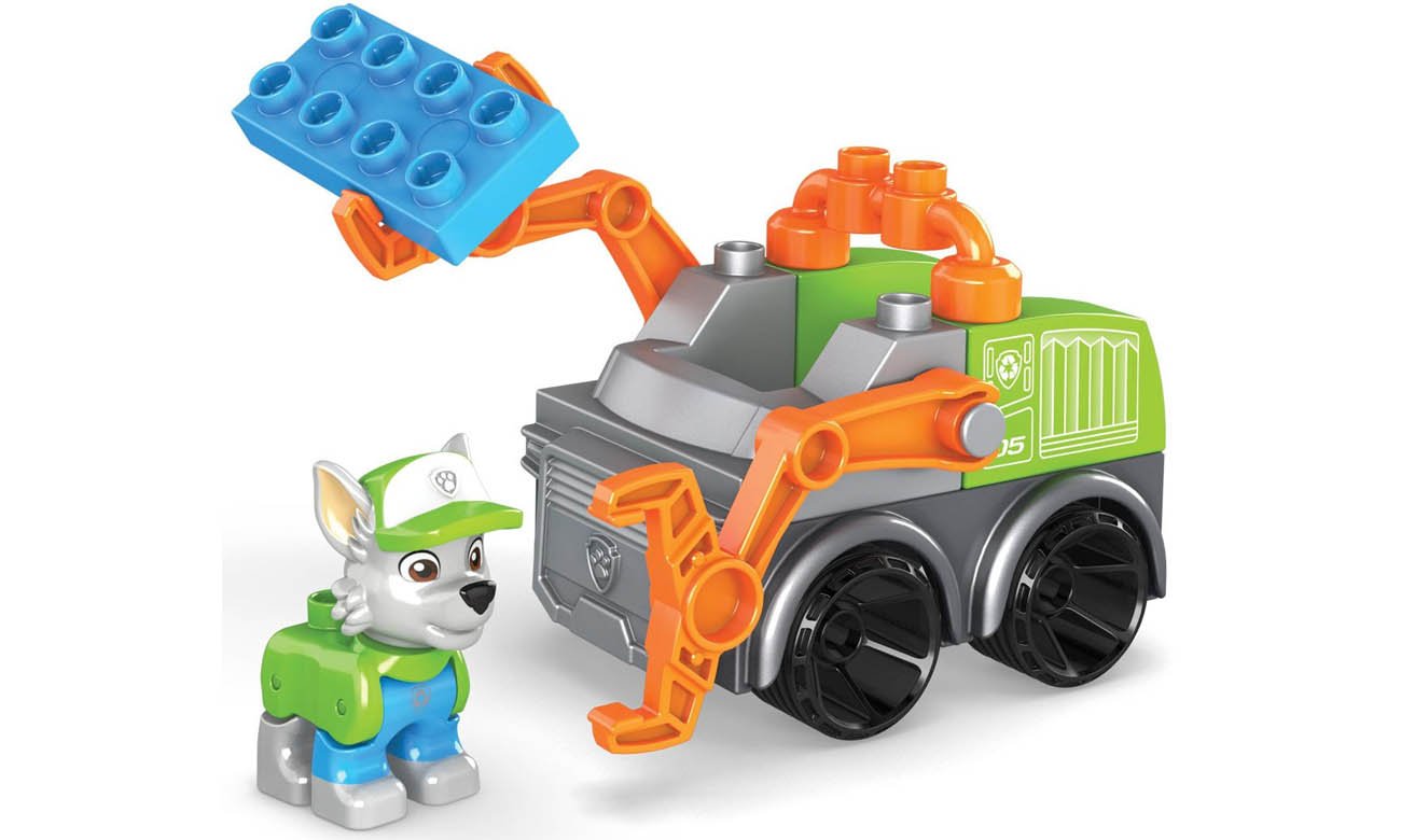 Mega Bloks Psi Patrol Śmieciarka Rocky’ego GYH93