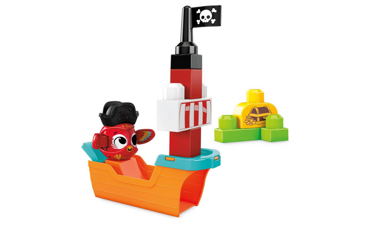 Mega Bloks Klocki A kuku Statek piracki Zestaw