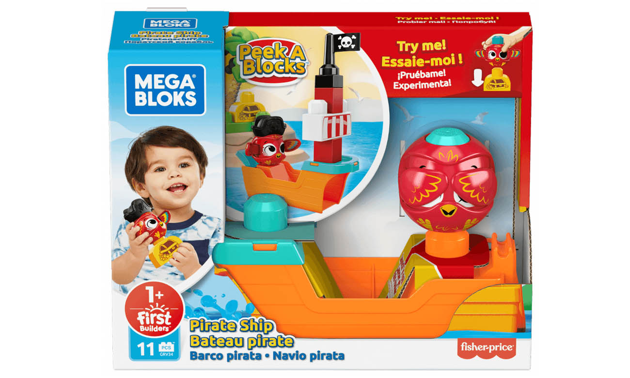 Mega Bloks Klocki A kuku Statek piracki Zestaw