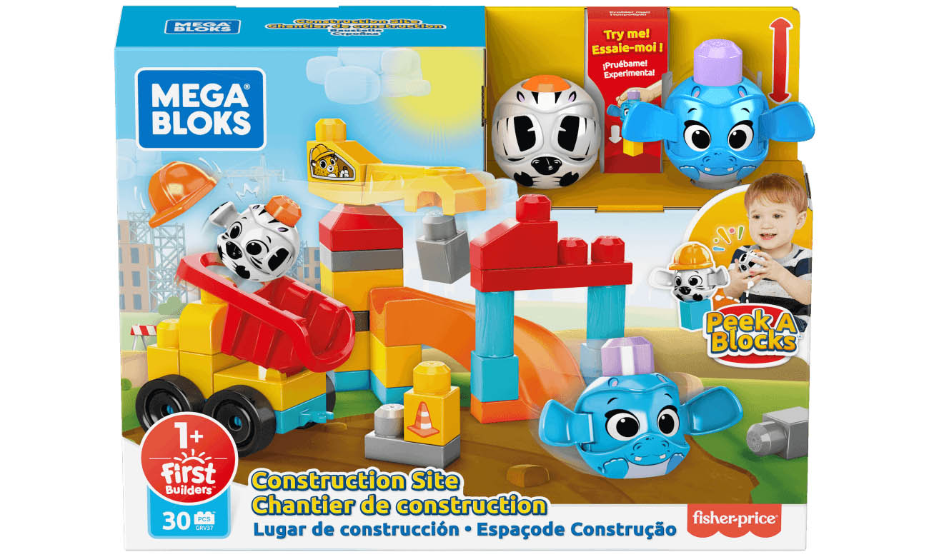 Mega Bloks Klocki A kuku Plac budowy Zestaw