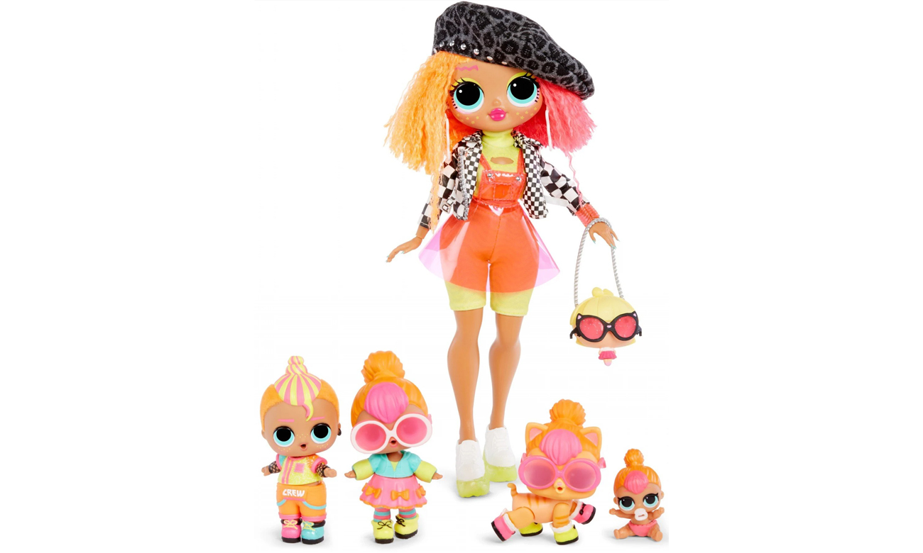 MGA L.O.L. Surprise Neon QT Family