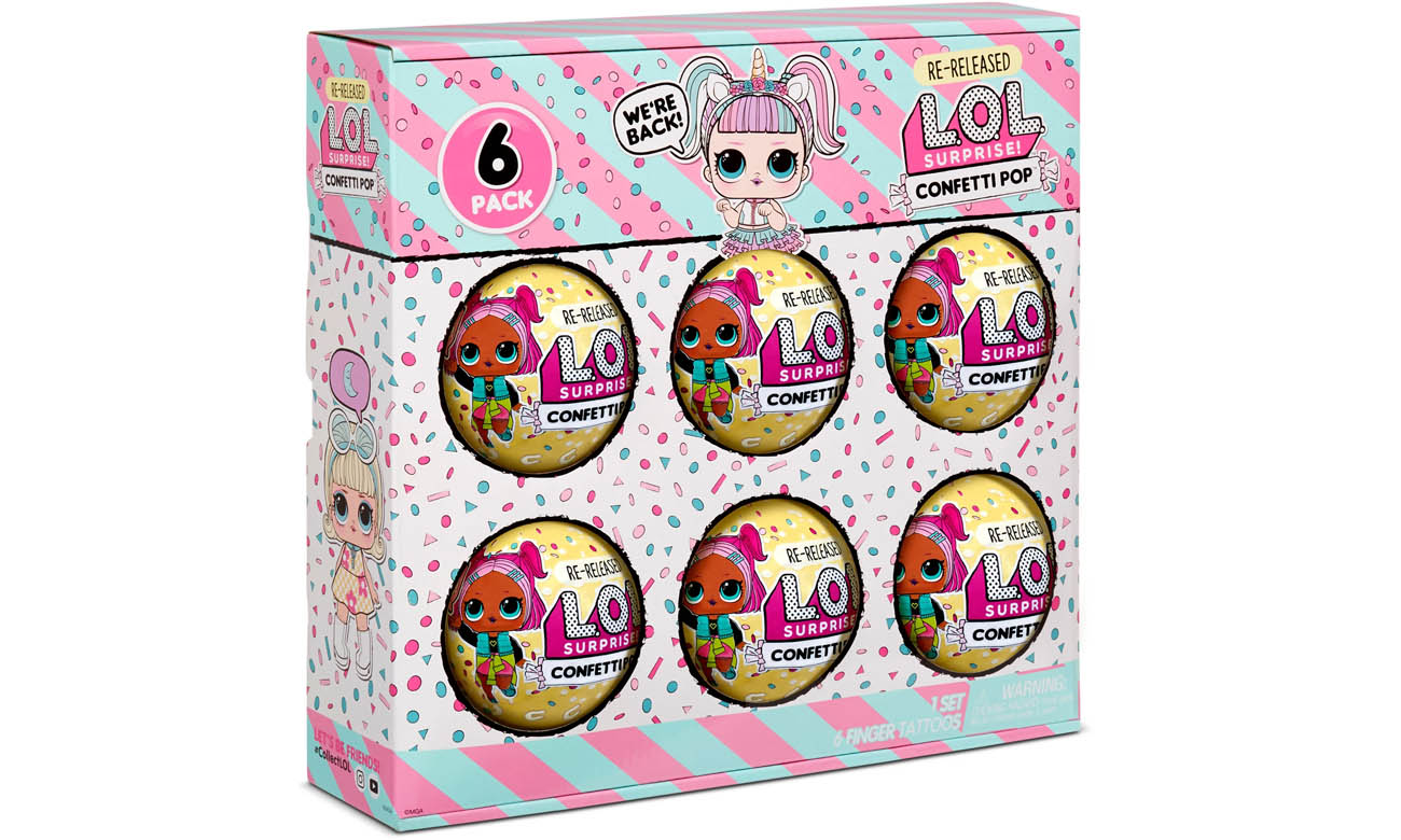 L.O.L. Surprise 6 Pack Confetti Unicorn Figurki Sklep internetowy al.to