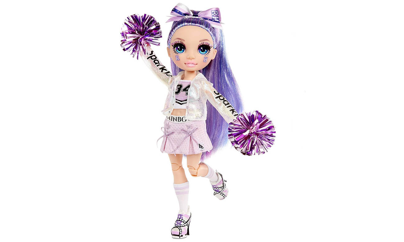 MGA Rainbow High Cheer Doll Violet Willow