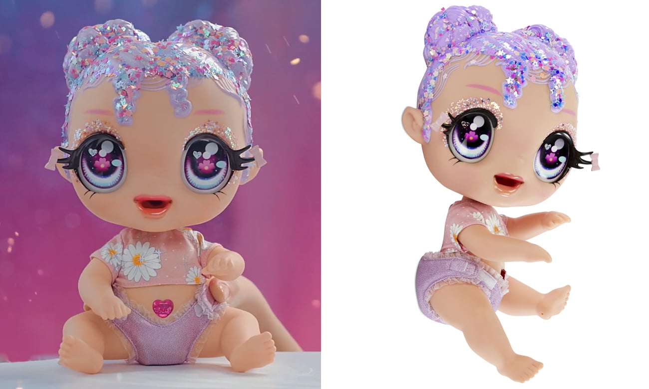 lalka glitter babyz zmieniająca kolor