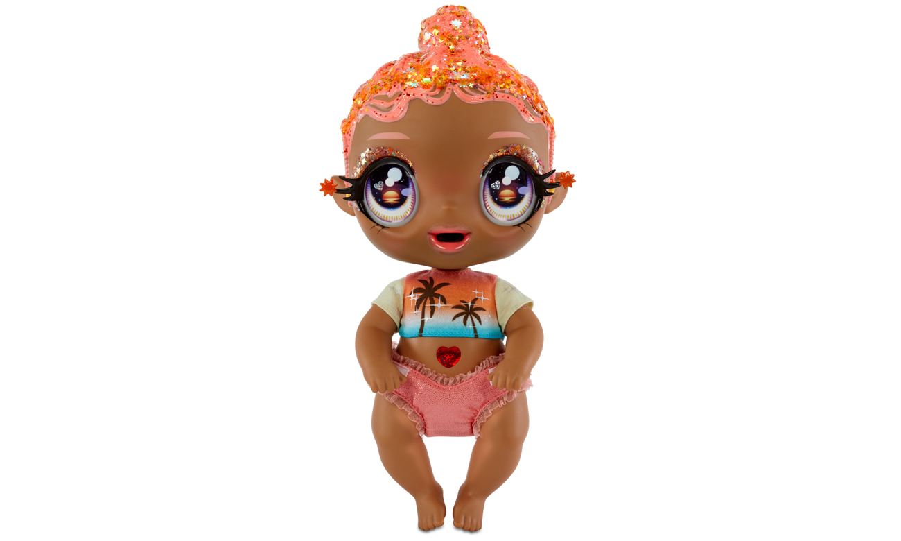 MGA Glitter Babyz - Coral Pink Palm Trees