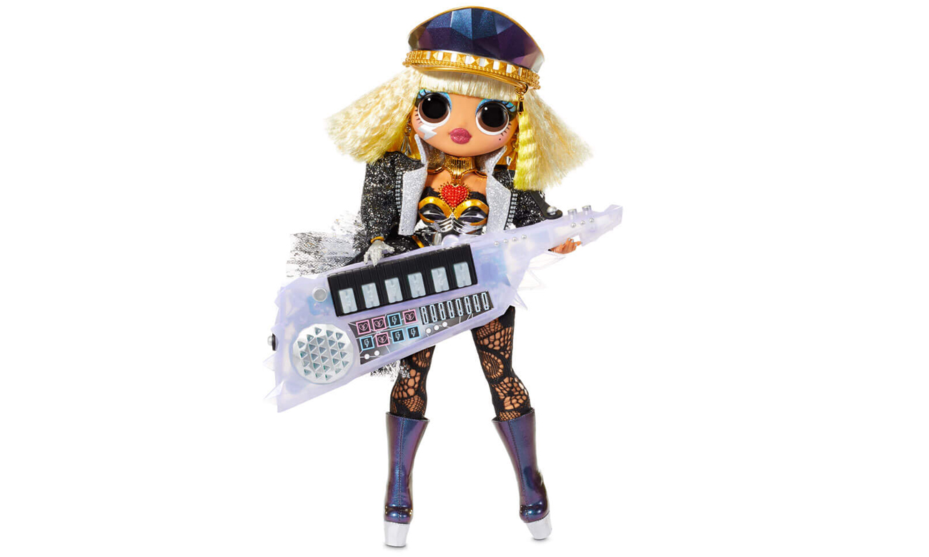 MGA L.O.L. Surprise OMG Remix Rock- Fame Queen and Keytar