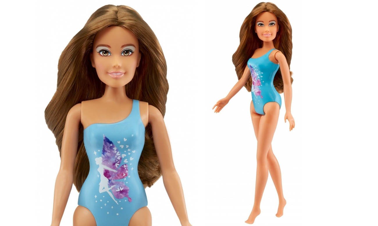 MGA Lalka Splash Swim Doll Dream Ella niebieski kostium