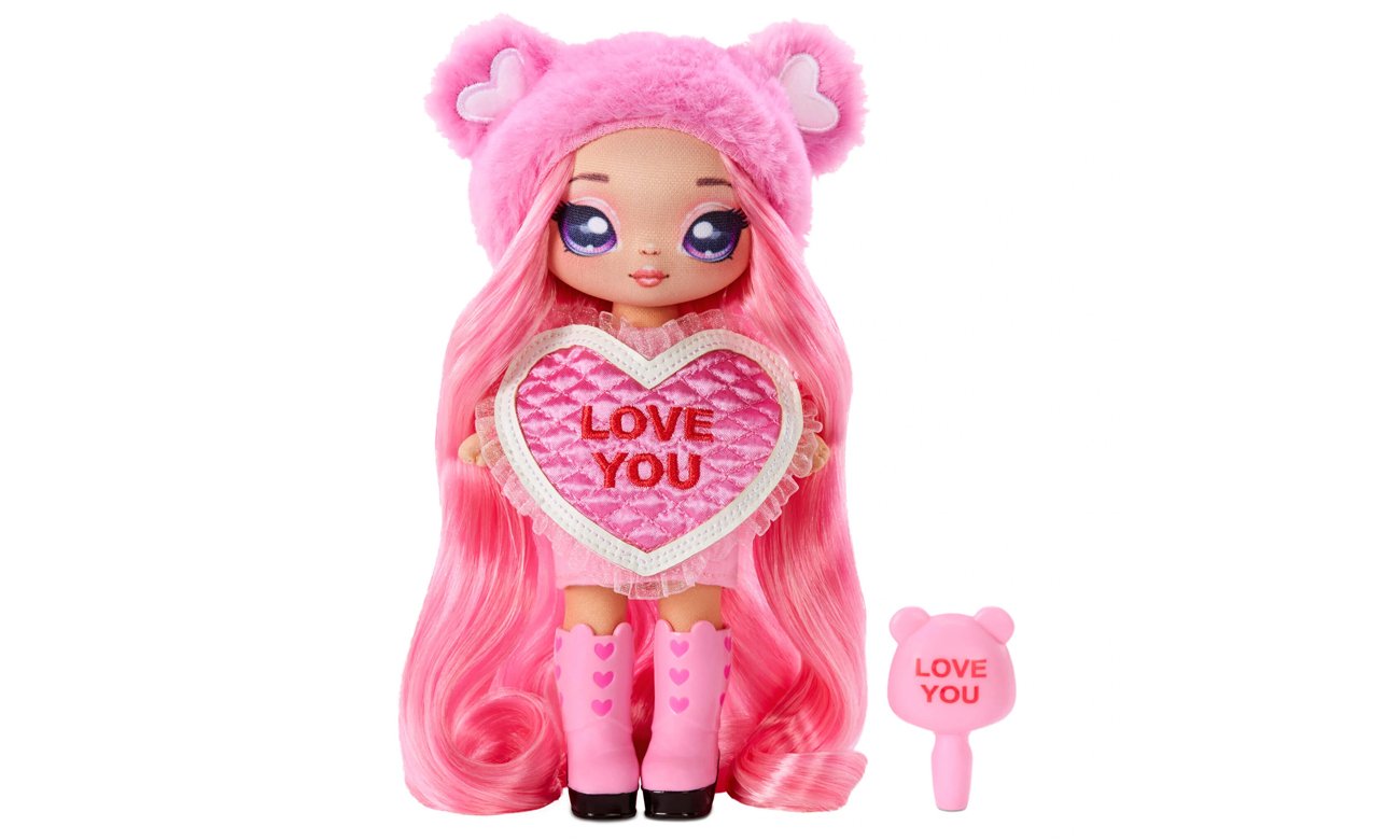 MGA Na! Na! Na! Surprise Sweetest Hearts Doll -Purple Heart Bear