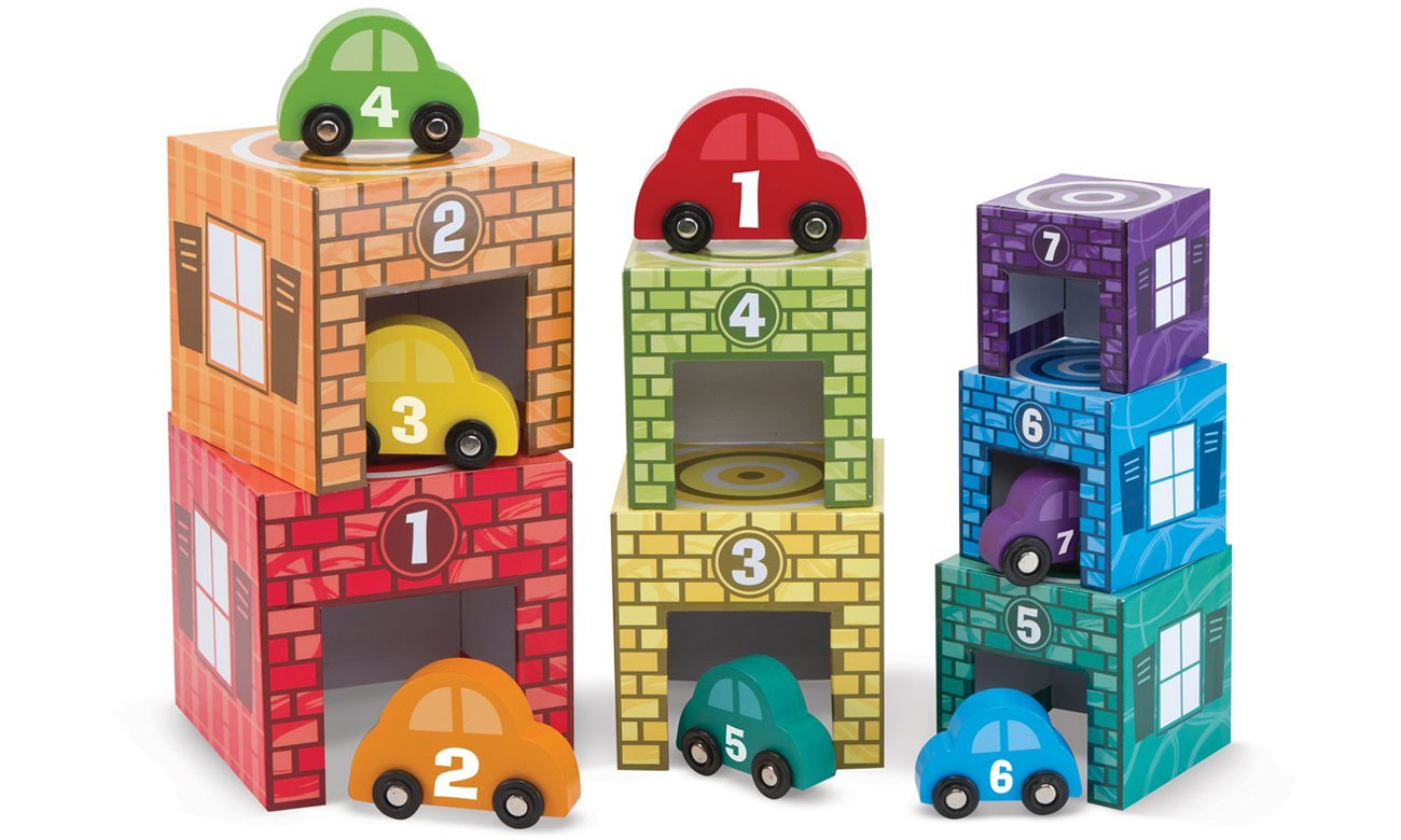 autka w garażu Melissa & Doug