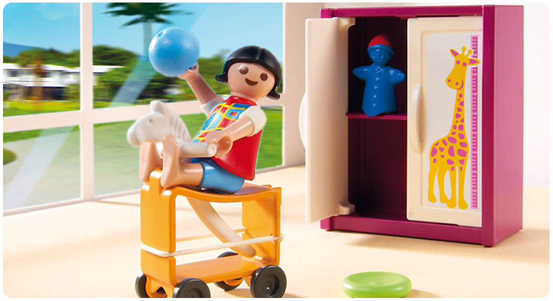 PLAYMOBIL Skrzyneczka Pokój Niemowlaka City Life - Zestaw Zabawek  Konstrukcyjnych dla Dzieci 4+ z łóżeczkiem, przewijakiem i butelką do  karmienia. Idealny prezent dla małych odkrywców!