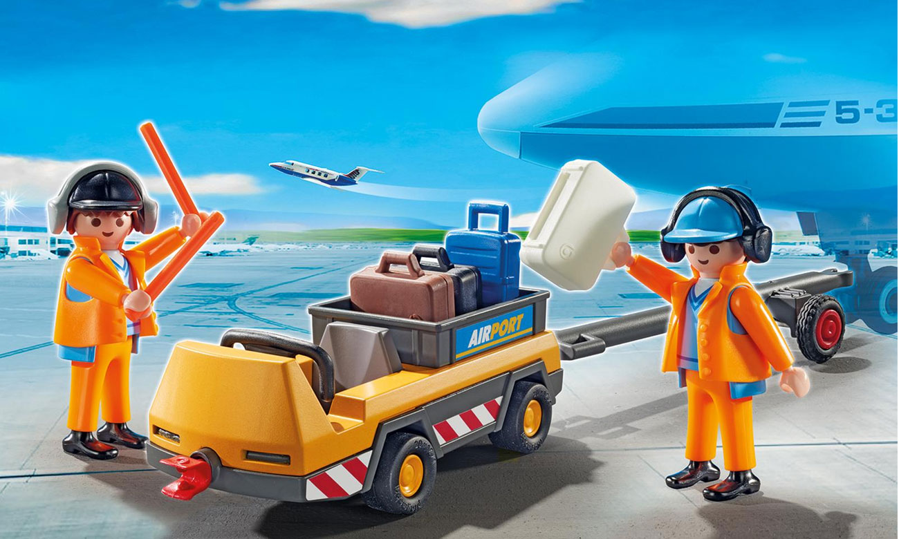 Playmobil holownik samolotu
