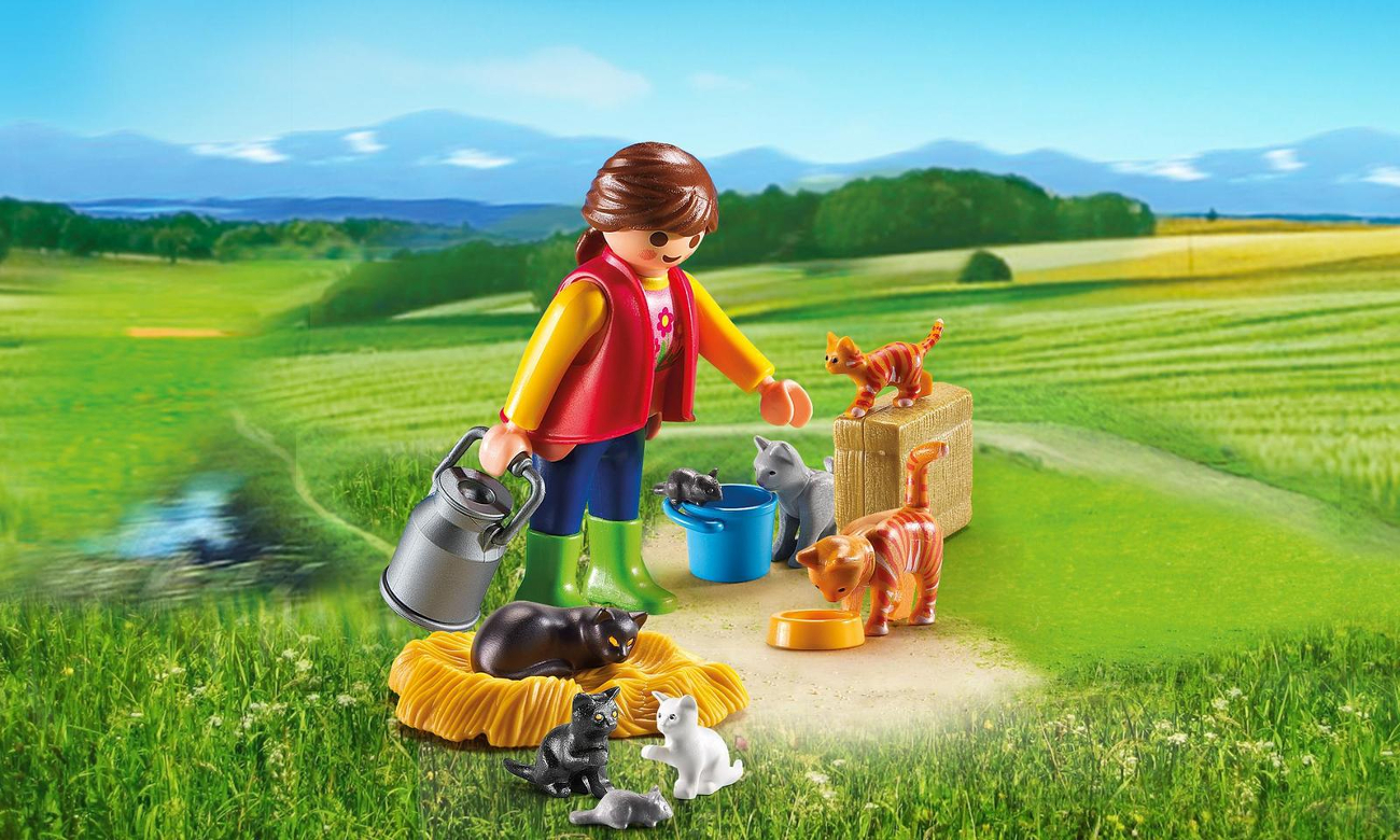 PLAYMOBIL Rodzina kotów