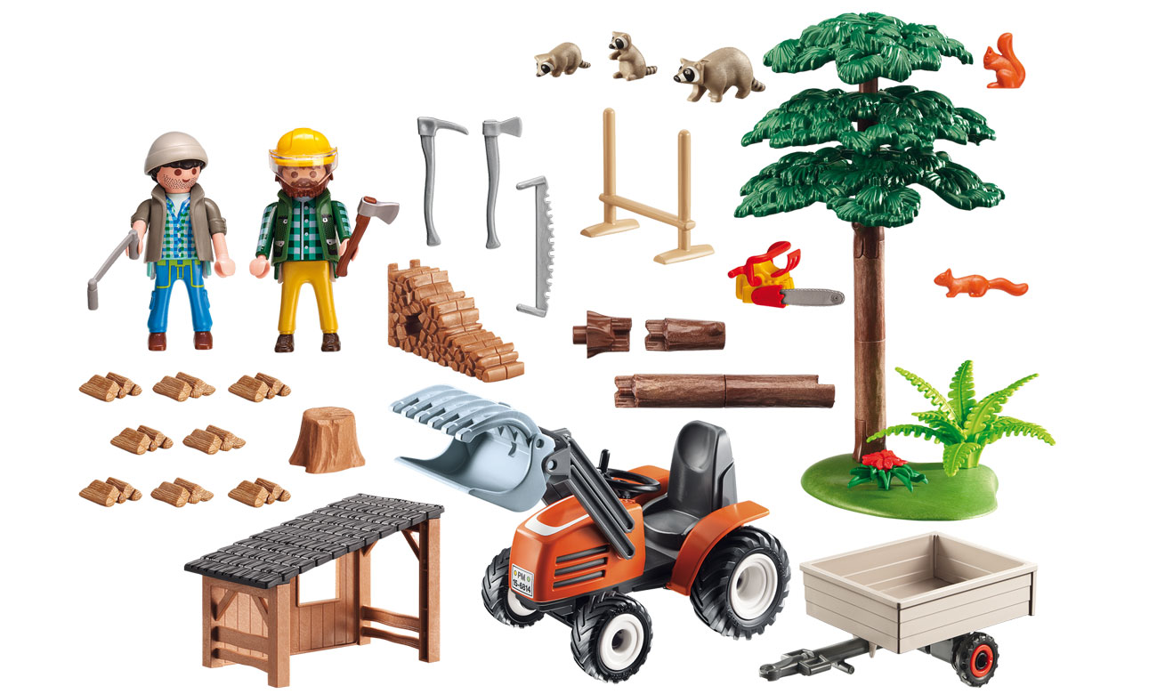 zestaw playmobil country drwale