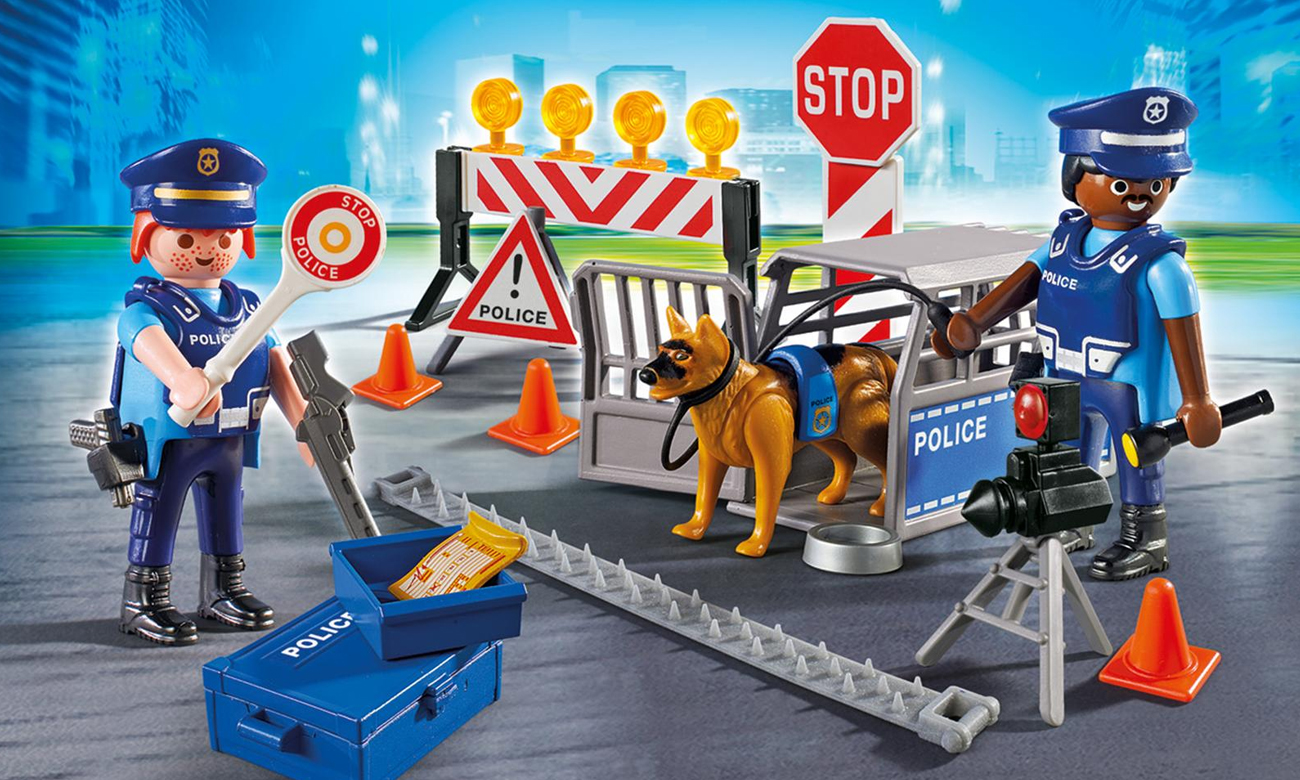 Playmobil blokada policyjna