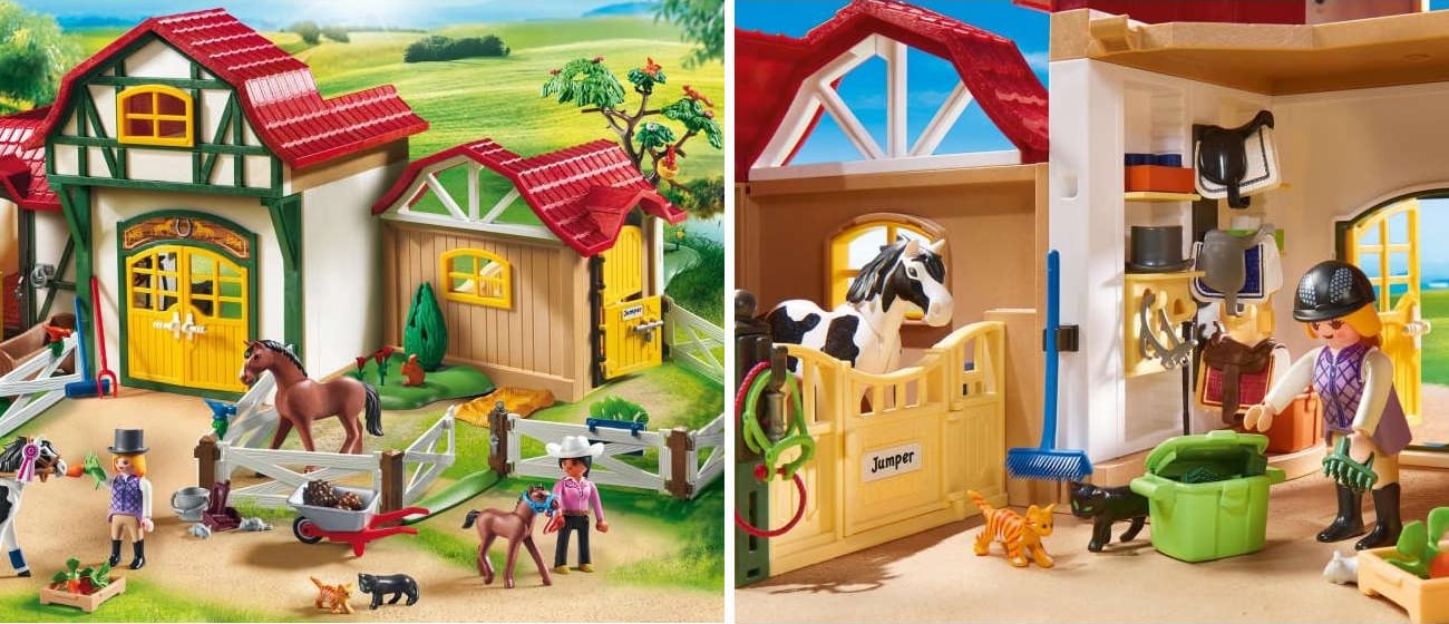 PLAYMOBIL Duża stadnina koni 6926
