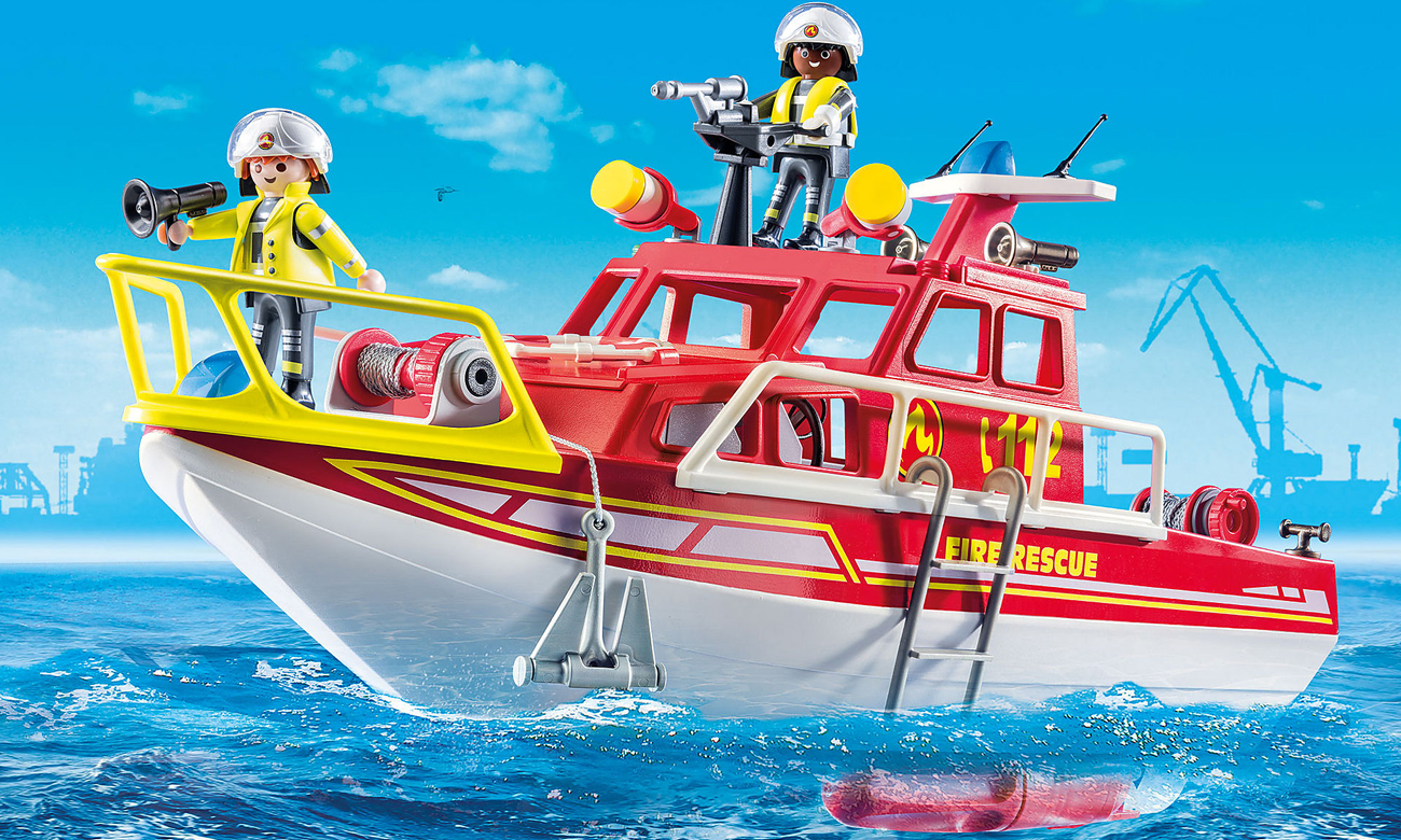 PLAYMOBIL Łódź ratownicza straży pożarnej