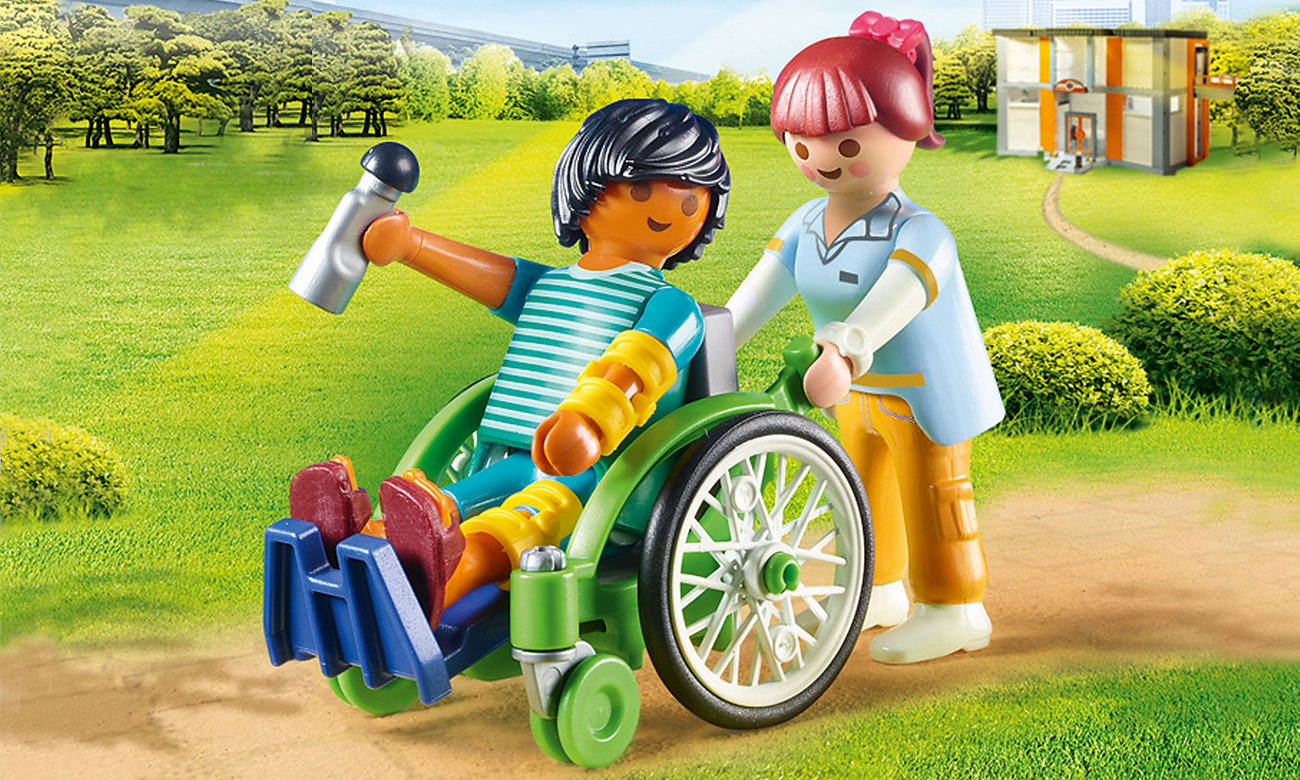 PLAYMOBIL Pacjent na wózku inwalidzkim