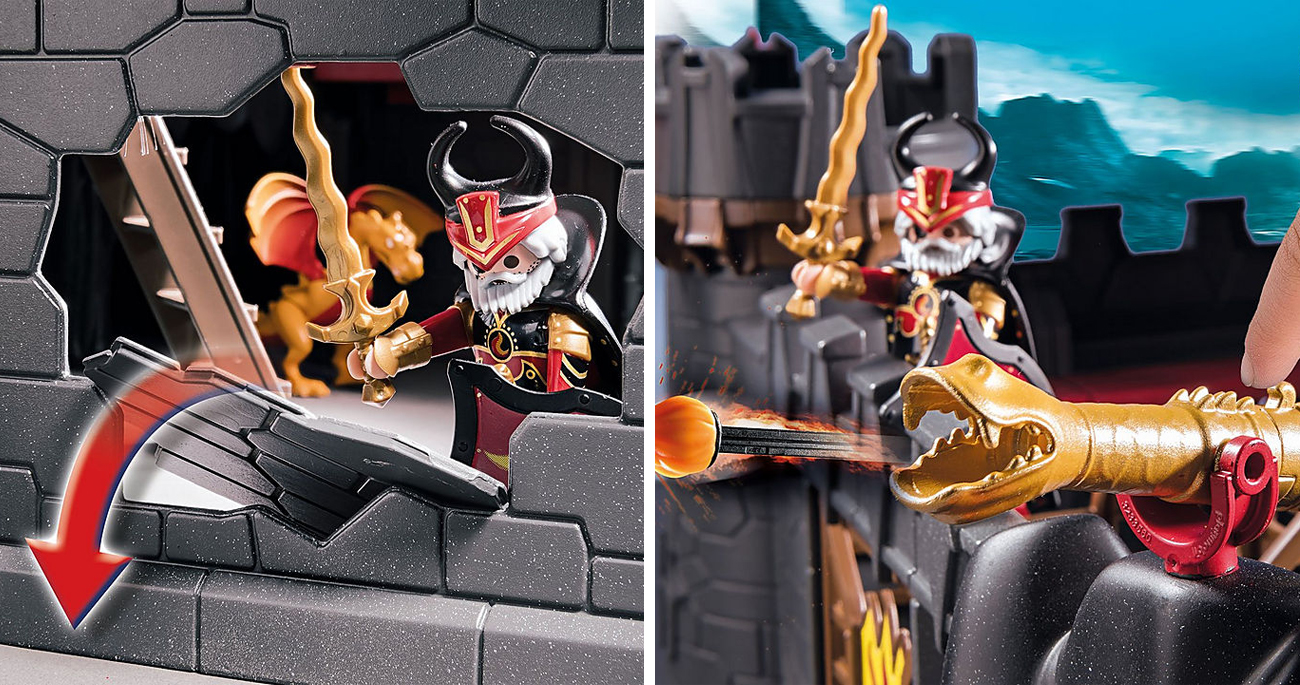 zestaw playmobil z zamkiem