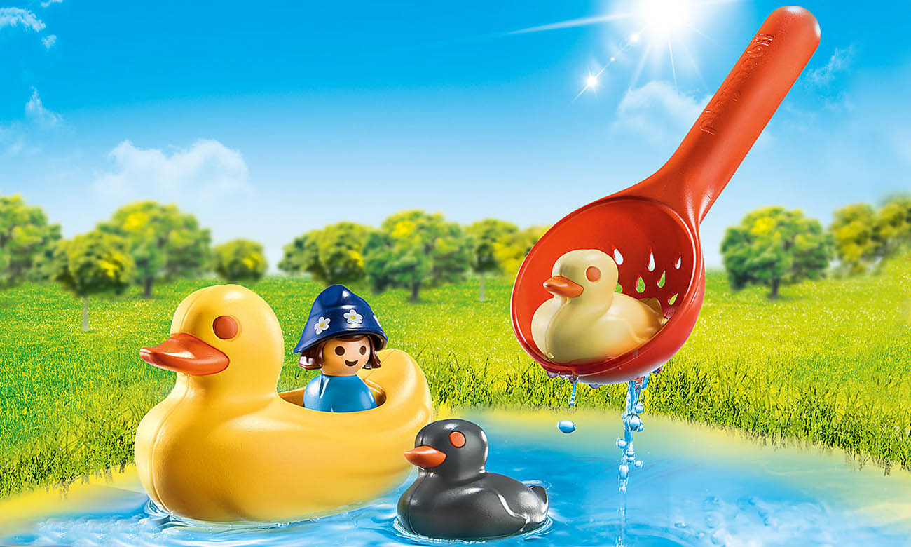 PLAYMOBIL 1.2.3 Rodzina kaczuszek 70271