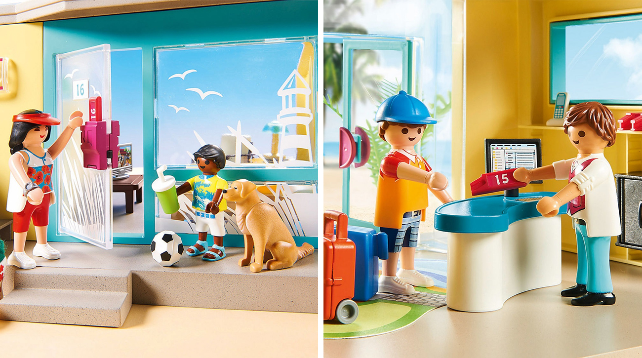 playmobil duży zestaw z hotelem