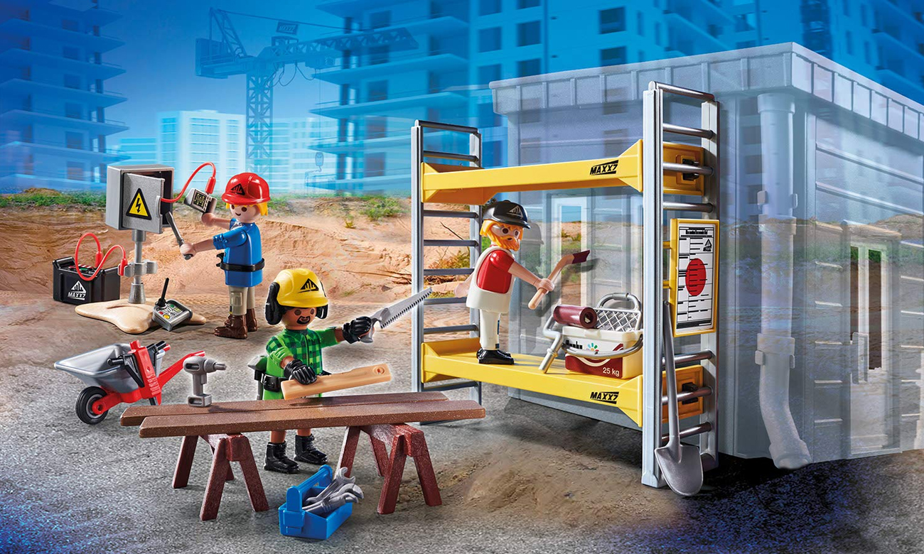 PLAYMOBIL® Rusztowanie z robotnikami 70446