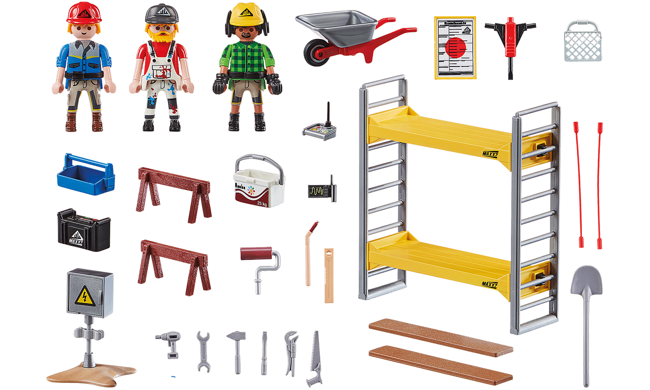 PLAYMOBIL® Rusztowanie z robotnikami 70446