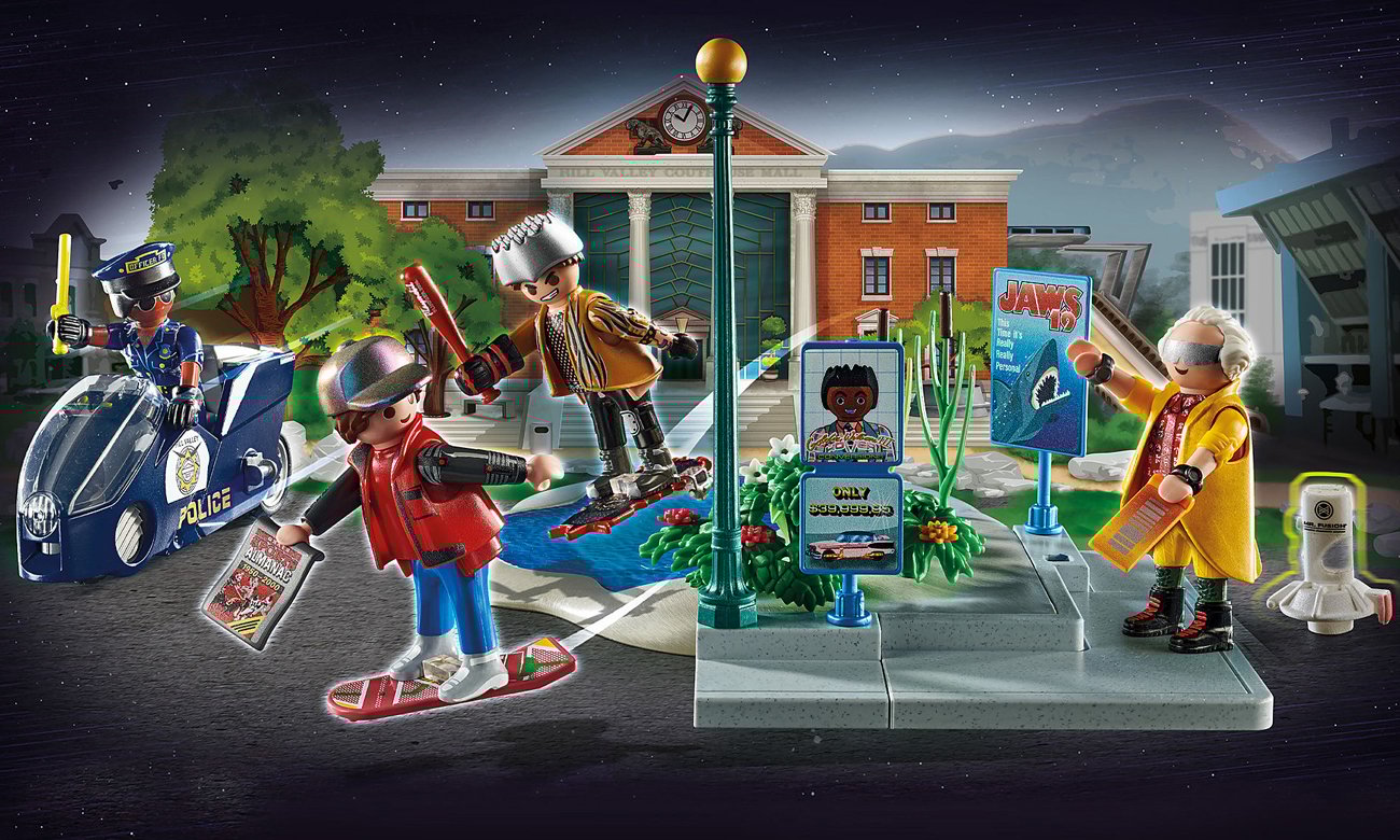 PLAYMOBIL® Back to the Future II Pościg na deskolotce 70634