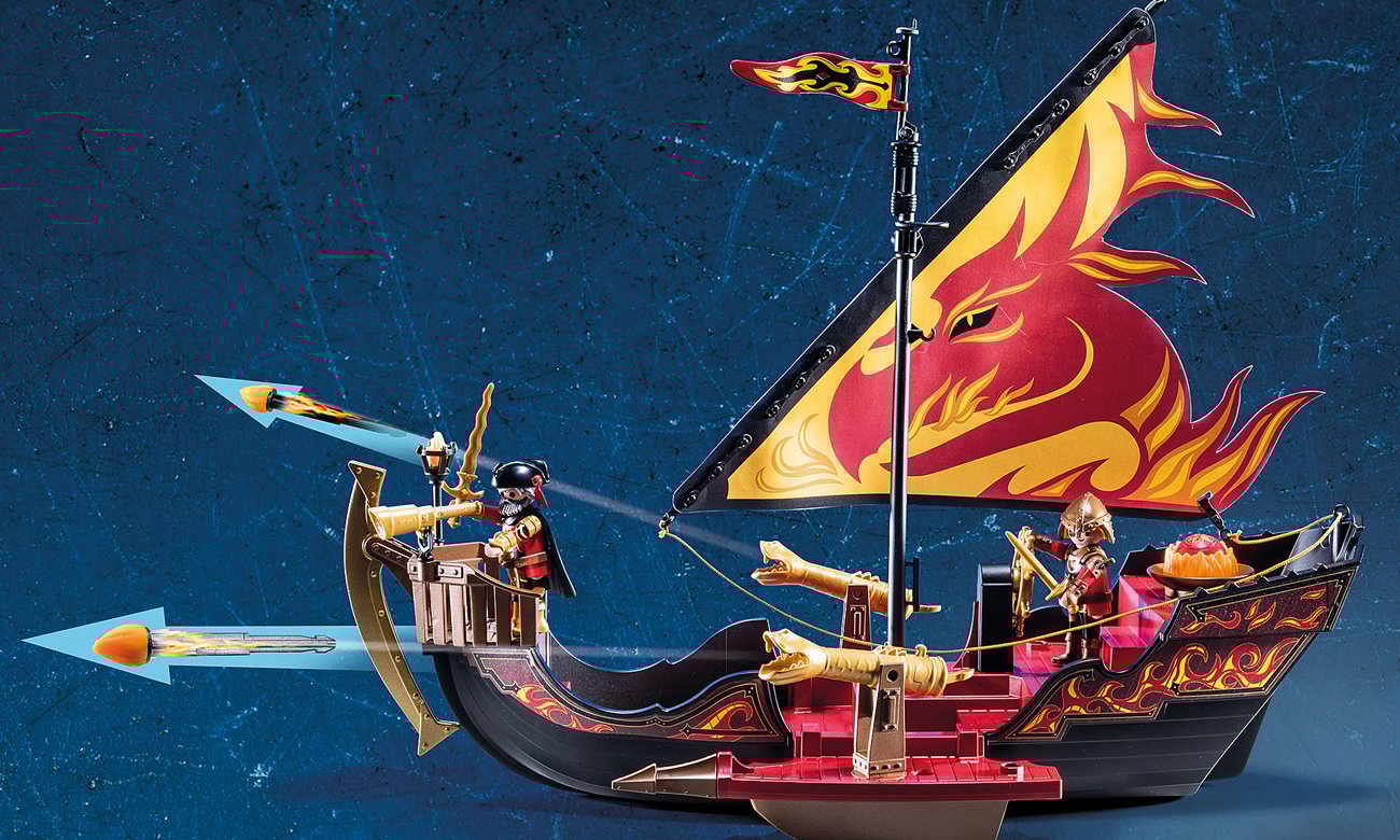 zestaw playmobil ze statkiem