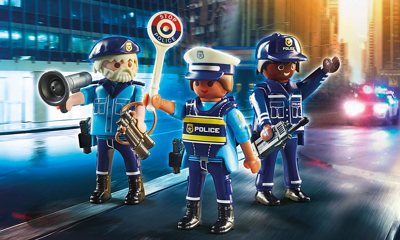 PLAYMOBIL Zestaw figurek: Policjanci 70669