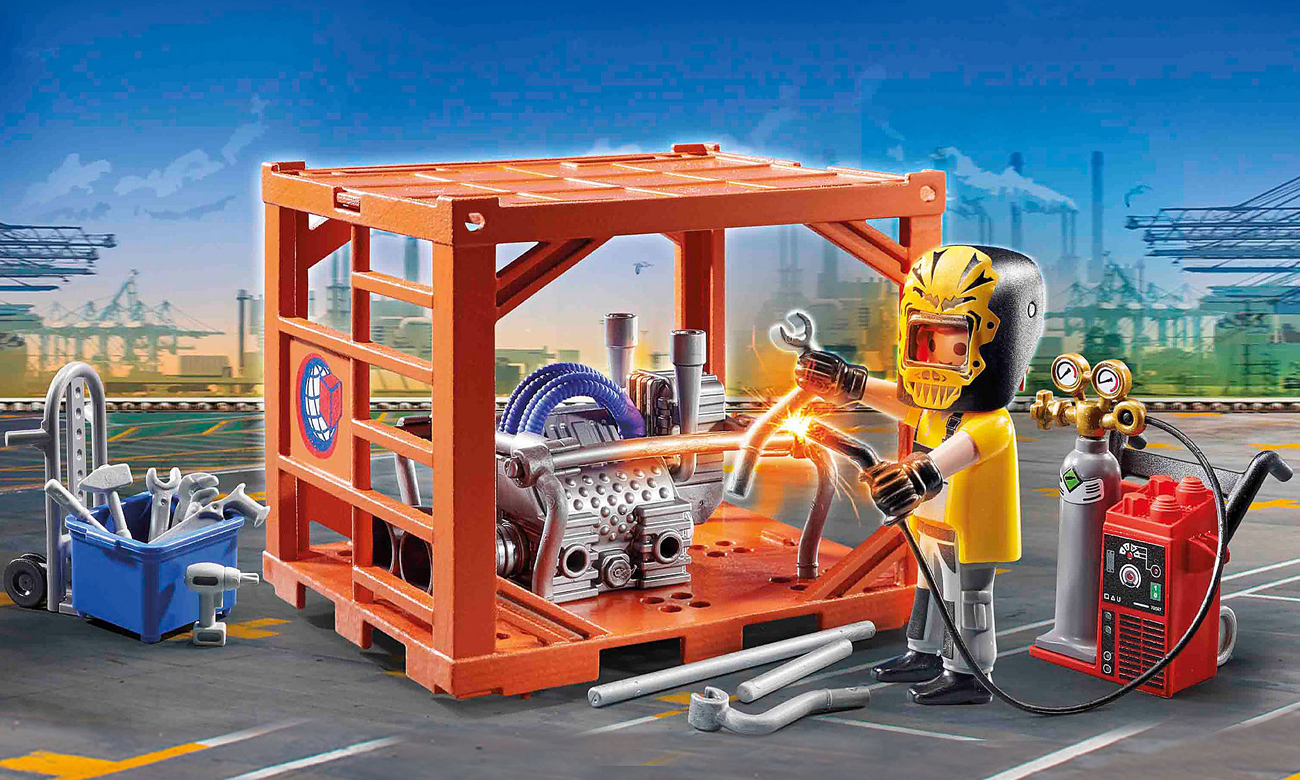 PLAYMOBIL® Produkcja kontenerów 70774