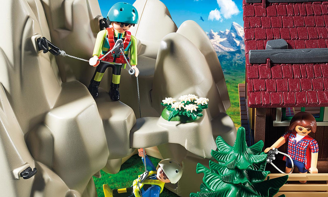 PLAYMOBIL Ska a do wspinaczki z chat gorsk Klocki PLAYMOBIL Sklep internetowy al.to